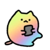 Kucing Rainbow GIF 🌈 13