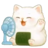 Gato Onigiri verano 🐈🍙 6