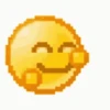 Silly yellow face emoji gif 18