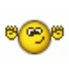 Silly yellow face emoji gif 27