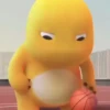 Dino kuning gerak 8