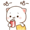 Love peach Mochi cat love  8