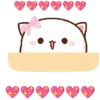 Amor 💖 Peach 🍑 y Goma Cat 🐈‍⬛ 22