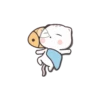 Mochi cat laught and eat 9