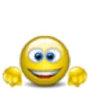 Silly yellow face emoji gif 19