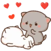 Amor 💖 Peach 🍑 y Goma Cat 🐈‍⬛ 6