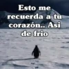 Esto me recuerda a tu corazón.. Asi de frio
