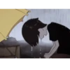 Chicos anime sad 8