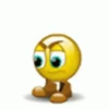 Silly yellow face emoji gif 20