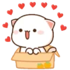 Amor 💖 Peach 🍑 y Goma Cat 🐈‍⬛ 10