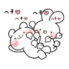 Conejitos dandose amor     ★ ❤️‍🩹 10