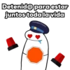 Detenid@para estar juntos toda la vida monique.stickers