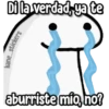 Di la verdad, ya te kane stickers aburriste mío, no?