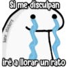 kane_stickers Si me disculpan iré a llorar un rato