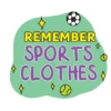 REMEMBER SPORTS CLOTHES