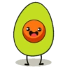 Aguacate Kawaii Animados 21