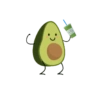 Aguacate Kawaii Animados 9