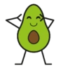 Aguacate Kawaii Animados 26