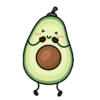 Aguacate Kawaii Animados 12