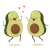 Aguacate Kawaii Animados 23