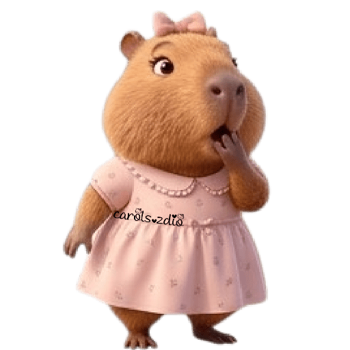 Capibara 🦫 coquette 🎀 3