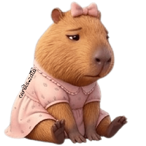 Capibara 🦫 coquette 🎀 2