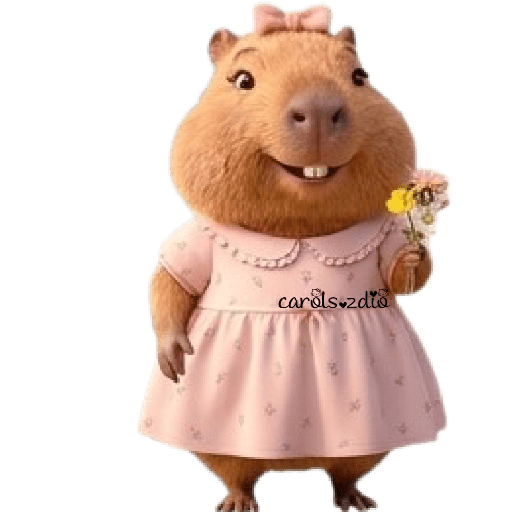 Capibara 🦫 coquette 🎀 1