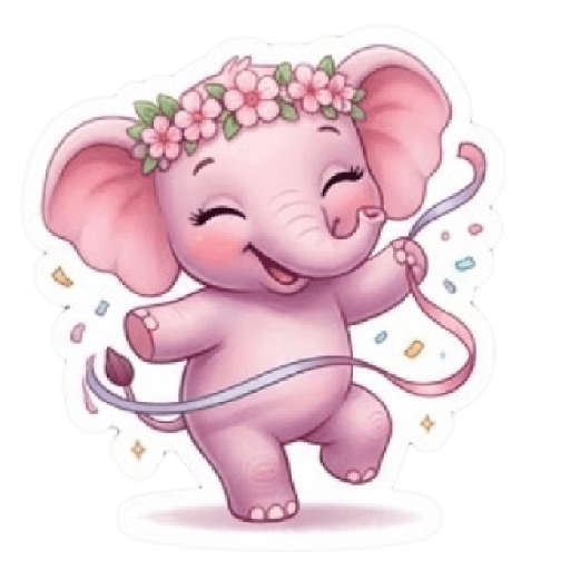 Cute Pink Elephant💓✨ 9
