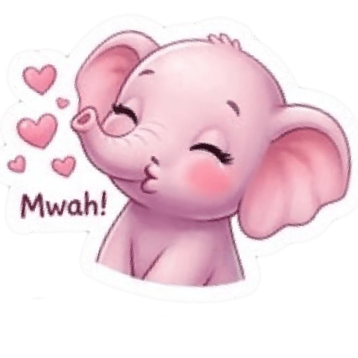 Cute Pink Elephant💓✨ 4