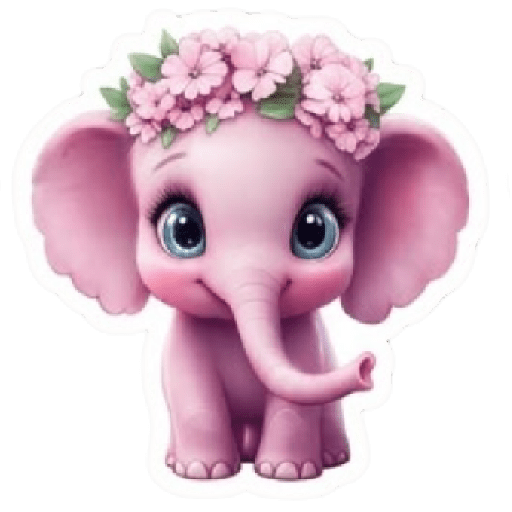 Cute Pink Elephant💓✨ 11