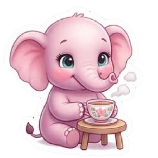 Cute Pink Elephant💓✨ 3