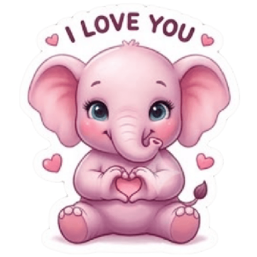 Cute Pink Elephant💓✨ 12