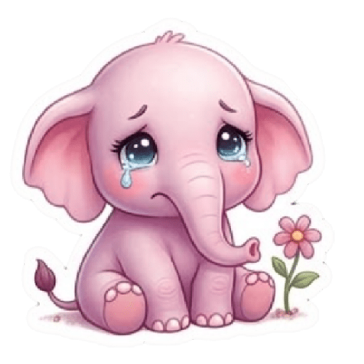 Cute Pink Elephant💓✨ 6