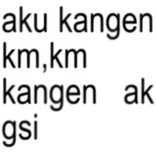 Anomali text kangen 3