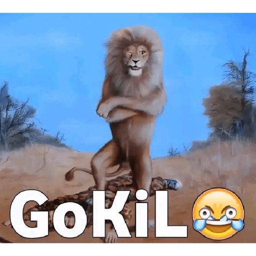 Singa gokil meme 5