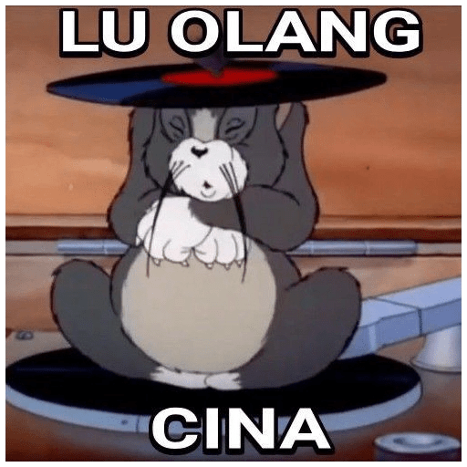 Stiker meme cina 16