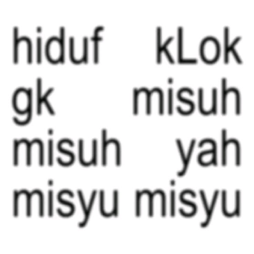 Anomali text kangen 11