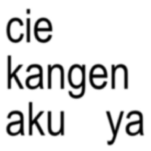 Anomali text kangen 8