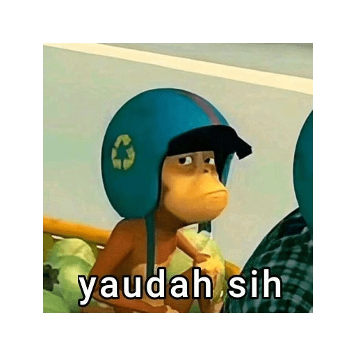 Stiker meme anomali lucu 12
