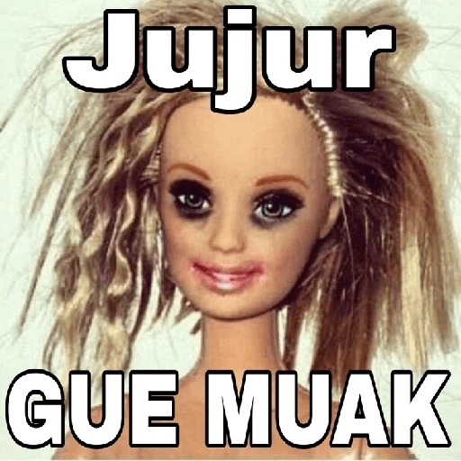 Stiker meme anomali lucu 6