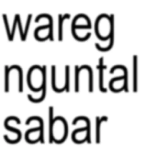 Kata-kata anomali jawa 11