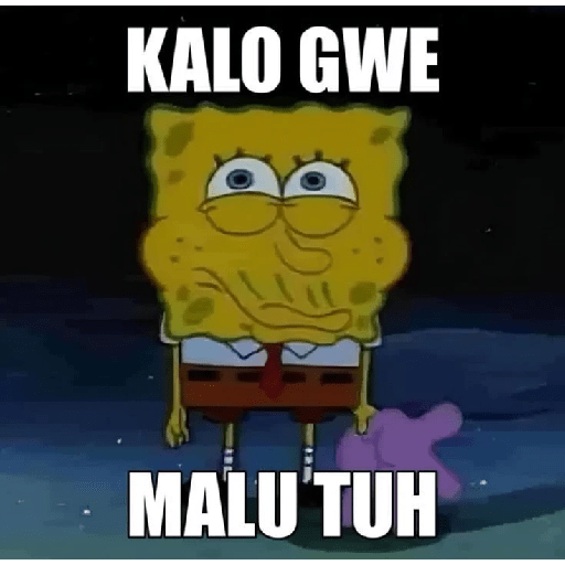 Stiker meme anomali lucu 26
