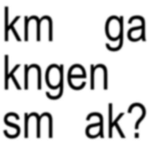 Anomali text kangen 13