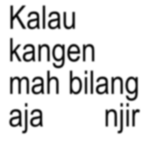 Anomali text kangen 12