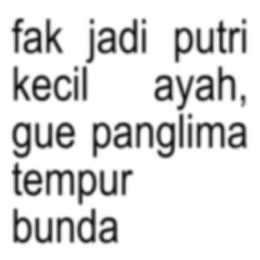 Kata kata (stiker anomali) 22