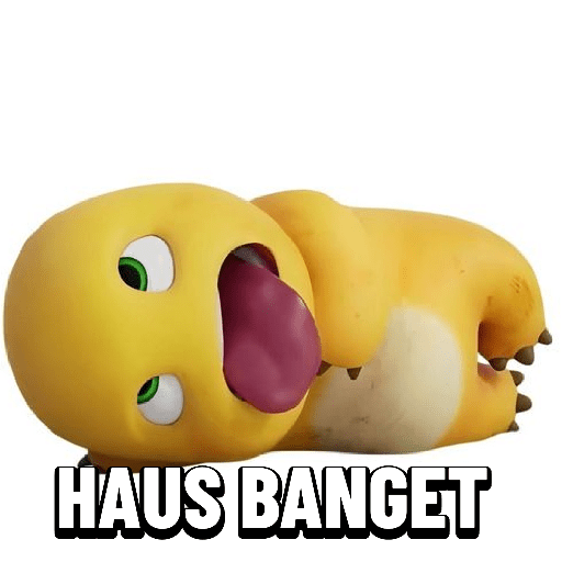 Dino kuning meme puasa ramadan  4