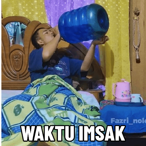 Sticker bulan puasa 1