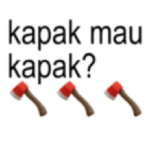 Stiker anomali kapak 🪓 7