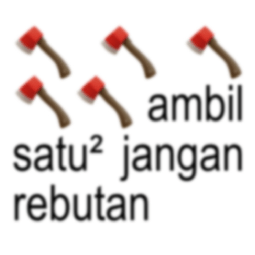 Stiker anomali kapak 🪓 3