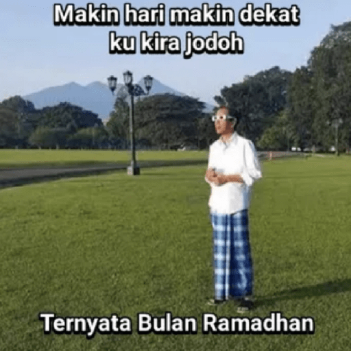 Stiker meme puasa 5